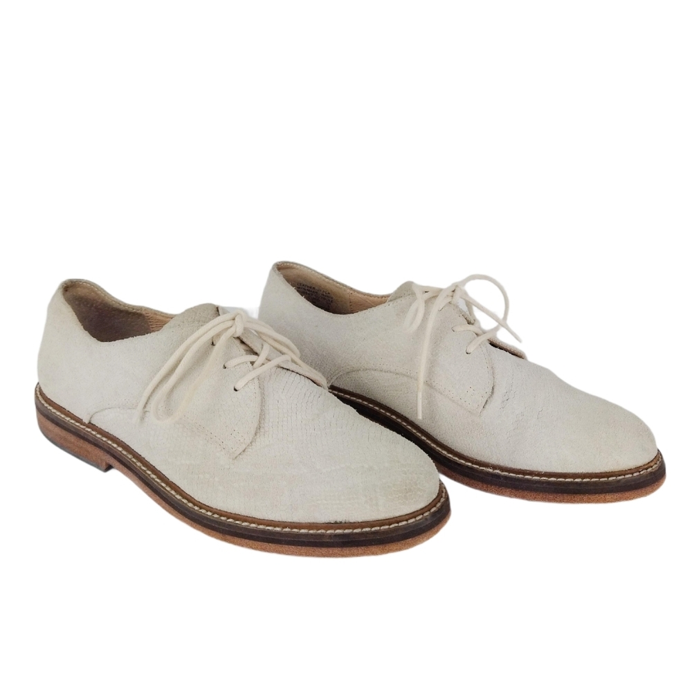 Kelsi Dagger Suede Snake Pattern Oxfords